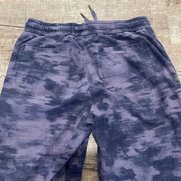 Athleta - Farallon Printed Drawstring Jogger - Size 6 - Tie Dye - Violet/Blue - Picture 8 of 10